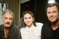 Iqbaal Ramadhan Ngobrol Bareng Chris Hemsworth dan Taika Waititi, Bahas Sisi Thor yang Humanis dan Rentan