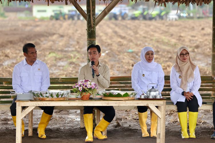 Wapres Gibran Rakabuming Raka saat kunjungan kerja di Banyuwangi, Senin (23/6/2025).