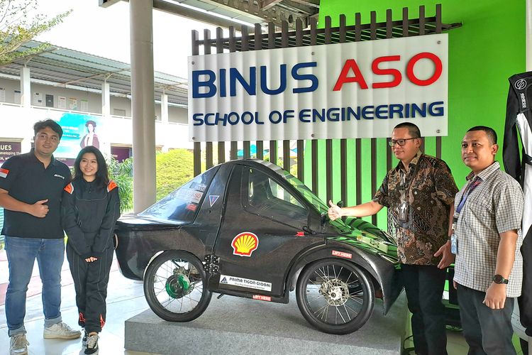 Tim mahasiswa Binus ASO School of Engineering, D'BASE Team akan mengikuti ajang Shell Eco-Marathon 2023 di Sirkuit Mandalika pada Juli mendatang. 