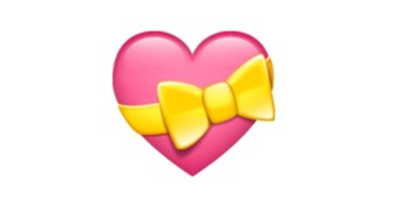 Emoji Heart with Ribbon