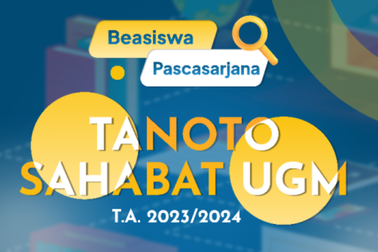 Beasiswa pascasarjana Tanoto Sahabat UGM dibuka hingga 6 Oktober 2023 mendatang.