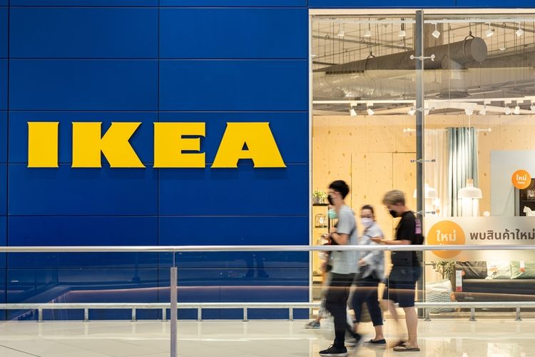 Ilustrasi toko IKEA. 