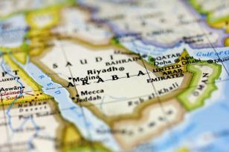 Peta Arab Saudi.