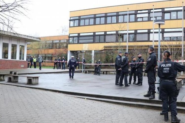 Sekolah Kar Kollwitz ditutup pasca-pembunuhan yang dilakukan oleh muridnya. (Deutsche Welle)