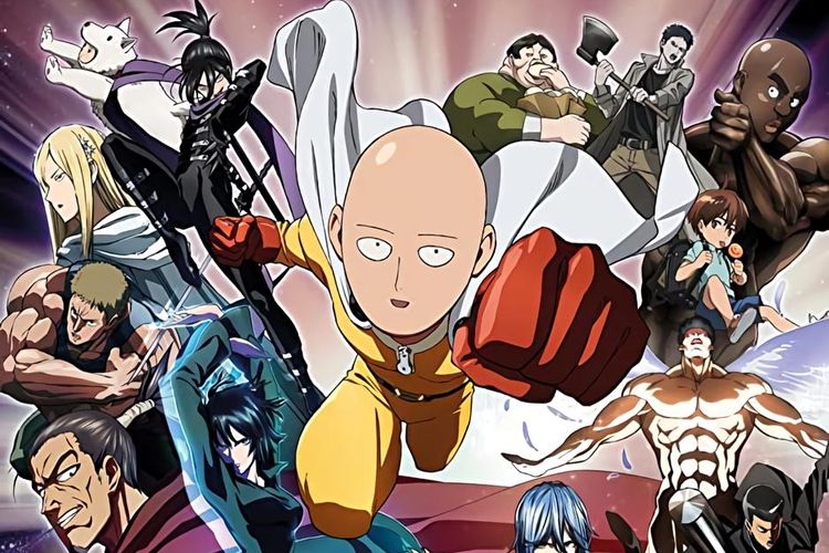 Poster serial anime One Punch Man