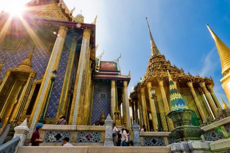 Grand Palace di Bangkok, Thailand.