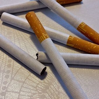 Ilustrasi rokok, cukai rokok.