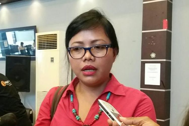 Peneliti Pusat Studi Hukum dan Kebijakan Indonesia, Bvitri Susanti di Jakarta, Sabtu (12/12/2015)