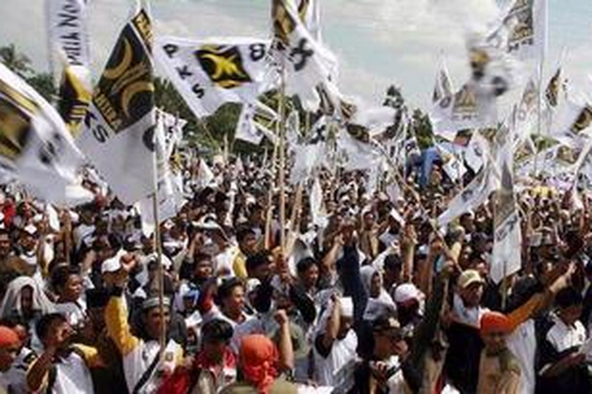 Kampanye PKS di Pekanbaru.