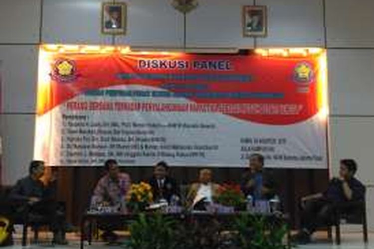 Diskusi bertajuk Perang Bersama terhadap Penyalahgunaan Narkotika sebagai Musuh Besar Negara di kawasan Salemba, Jakarta (25/8/2016)