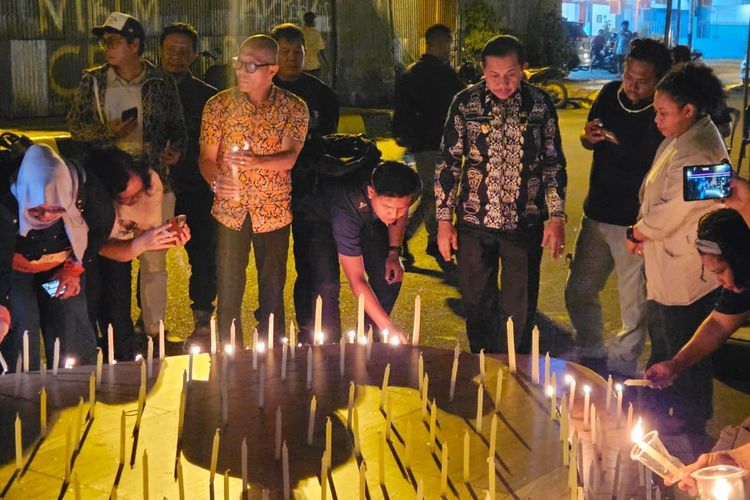 Jurnalis Papua Gelar Doa Bersama untuk 5 Jurnalis Hilang Liput Anak Krakatau