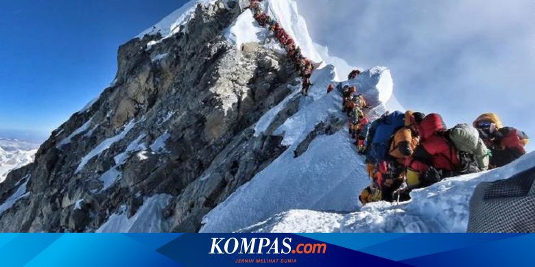 Korban Keganasan Puncak Everest Berjatuhan 10 Pendaki Tewas