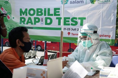 Jadi Kawasan Berisiko Tinggi, Dompet Dhuafa Gelar Rapid Test di Terminal Baranangsiang Bogor