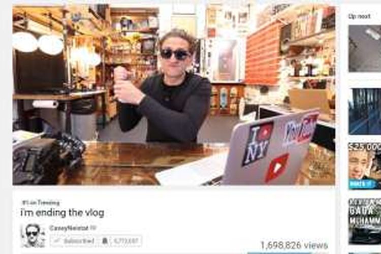 Casey Neistat pamit dari jagat vlog.