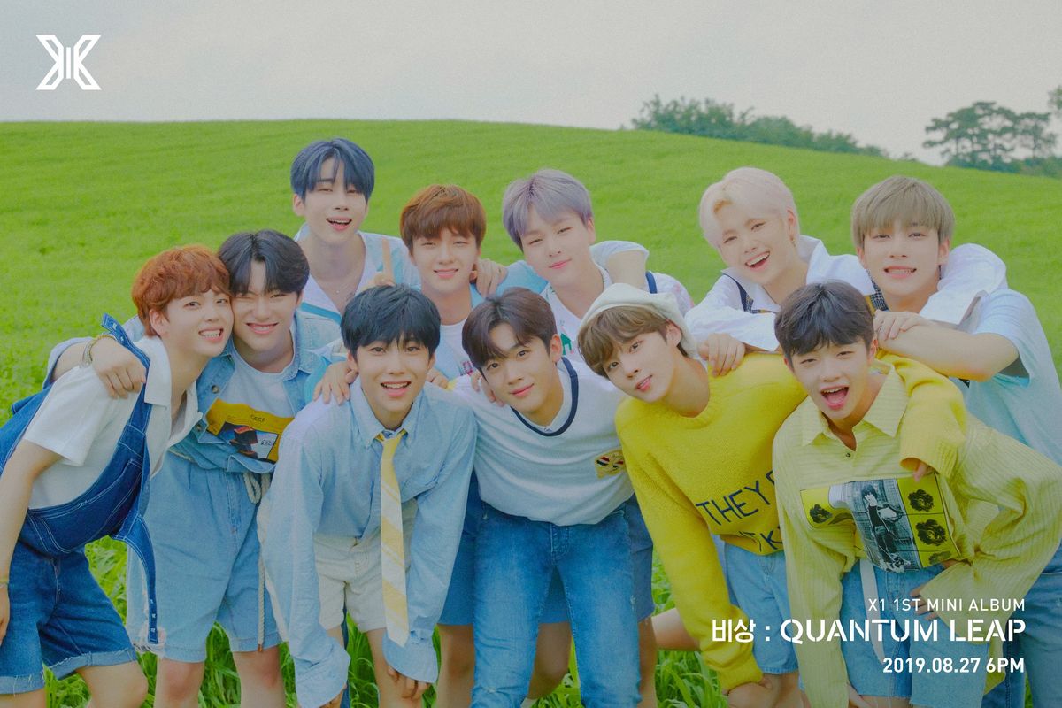 Boyband Kpop pendatang baru, X1, yang terbentuk dari ajang Produce X 101.