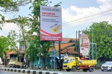 Baliho Ajakan Coblos Kotak Kosong Marak di Brebes