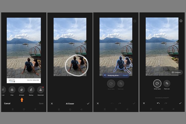 Cara pakai fitur AI Smart Remover di Realme GT 6
