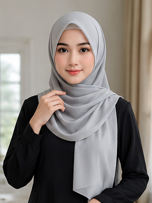 Inspirasi warna jilbab yang cocok dipadukan dengan gamis hitam, mulai dari nuansa netral, soft, earthy, hingga bold yang elegan.
