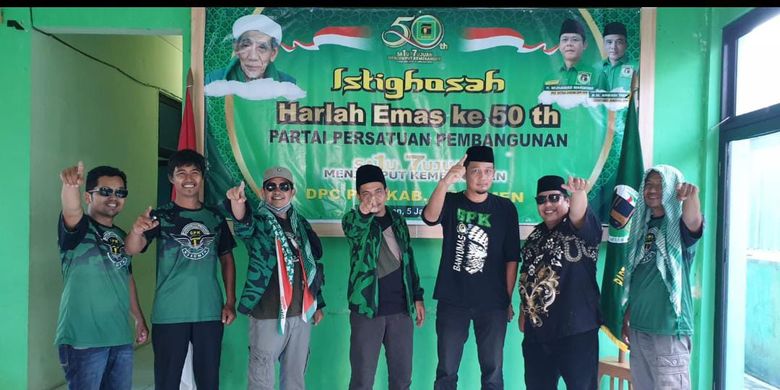 Para Pimpinan Cabang (PC) Gerakan Pemuda Ka'bah (GPK) Kebumen, Jawa Tengah.
