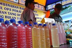 Hadapi Ramadhan, 30.169 Liter Minuman Keras Tradisional Dimusnahkan  