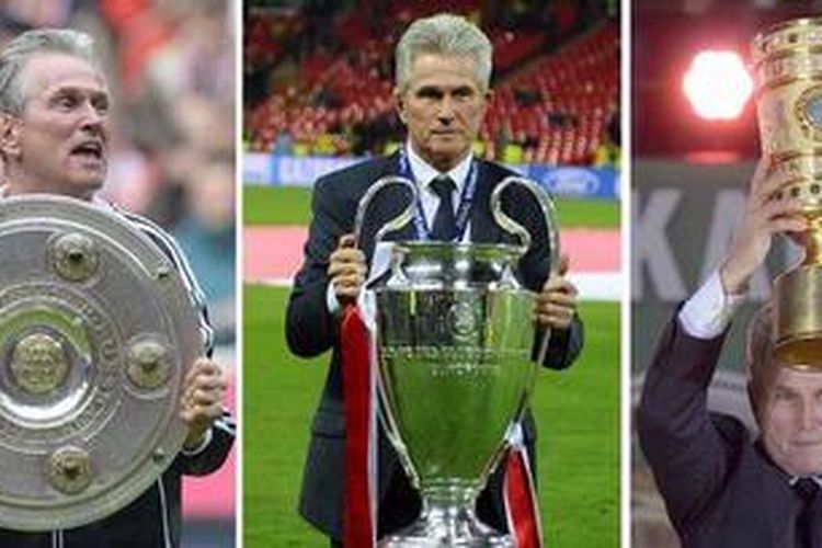 Pelatih Jupp Heynckes sukses memberikan tiga gelar bagi Bayern Muenchen yakni Bundesliga 1, Liga Champions, dan DFB Pokal. 