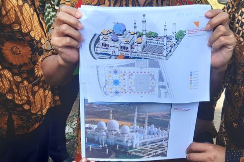 Desain Masjid Hadiah untuk Presiden Jokowi Mirip Grand Mosque Abu Dhabi