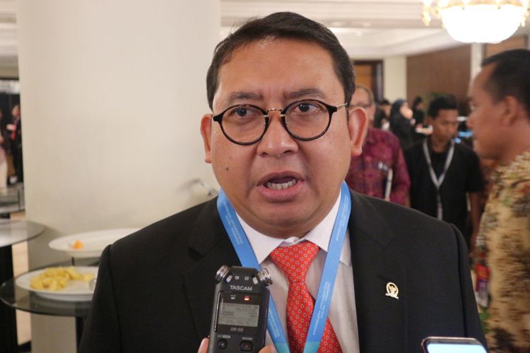 Wakil Ketua Umum Partai Gerindra Fadli Zon ketika ditemui di Grand Hyatt, Jakarta, Senin (23/7/2018).