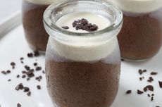 Resep Puding Cokelat dengan Saus Susu