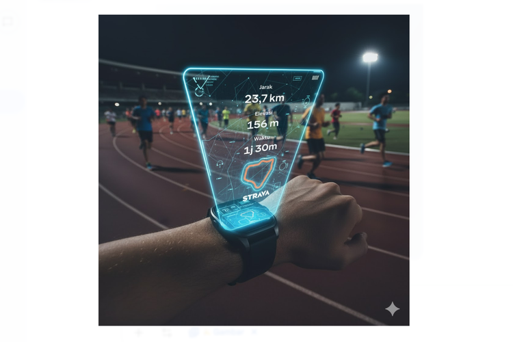 Gemini AI hologram Strava.
