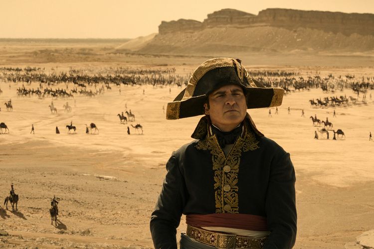 Salah satu adegan dalam film Napoleon (2023) garapan sutradara Ridley Scott.