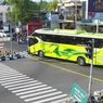 Terobos Lampu APILL, Bus Pariwisata Tabrak Sepeda Motor di Gunungkidul