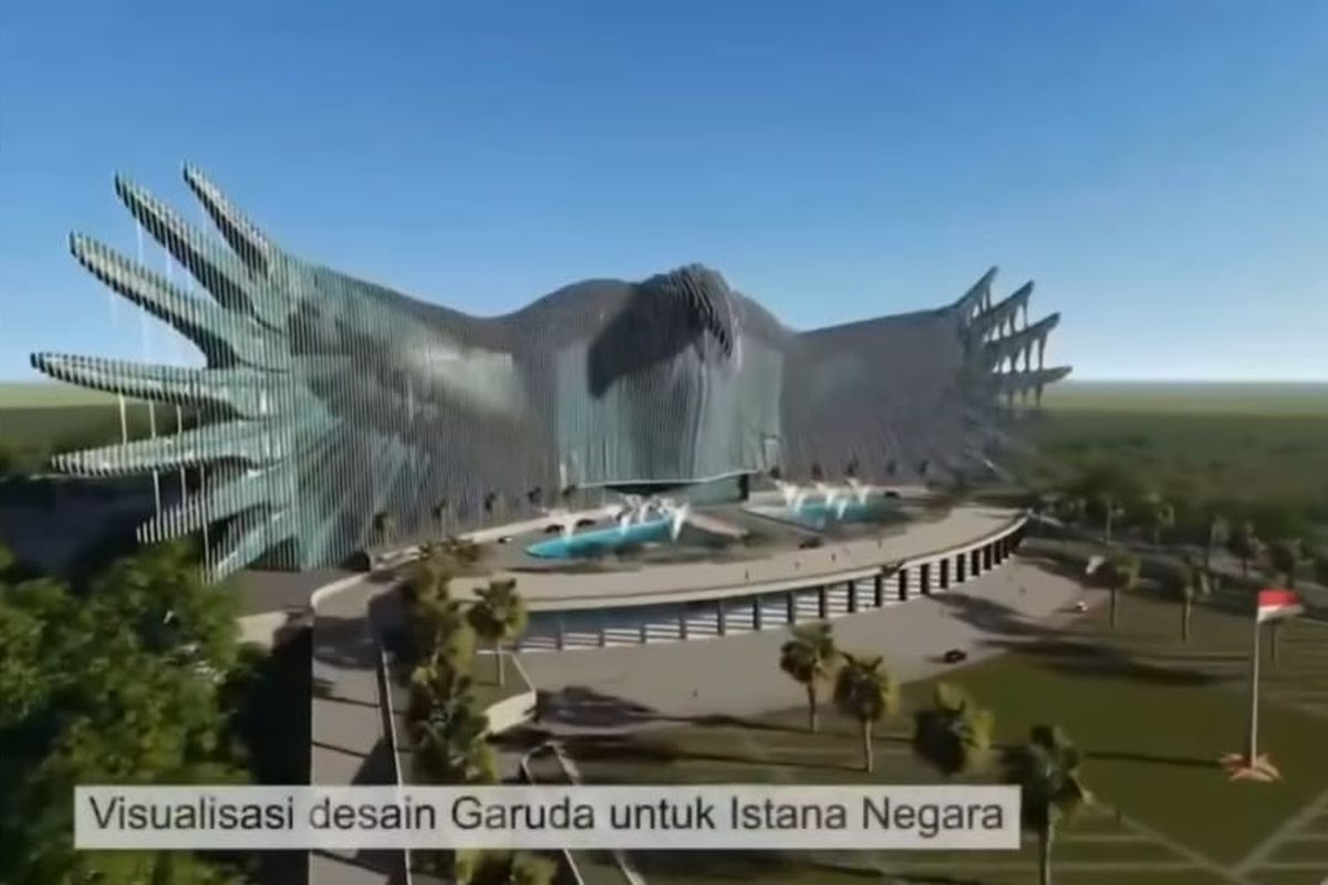 Istana negara di Ibu Kota Baru di Kalimantan Timur 