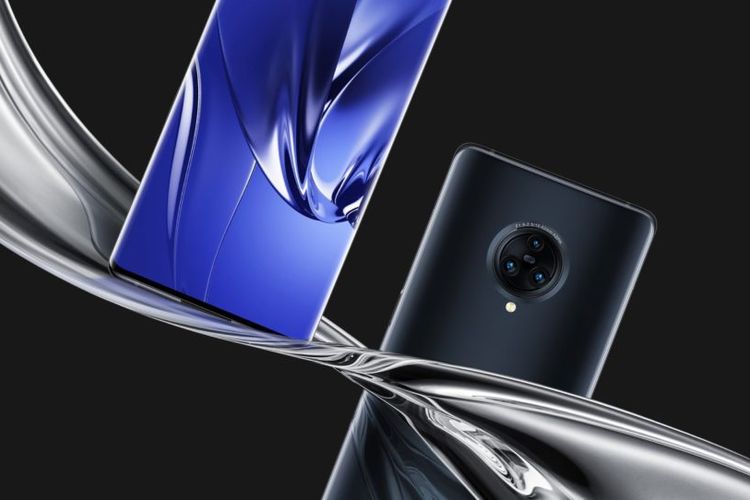 Ilustrasi Vivo Nex 3 dengan waterfall screen