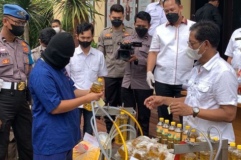 Polisi Bongkar Mafia Minyak Goreng di Serang Banten, Migor Curah Dikemas Jadi Premium