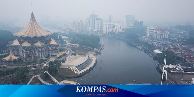 Kualitas Udara Tak Sehat Akibat Kabut Asap Malaysia Liburkan 409 Sekolah Di Sarawak Halaman All Kompas Com