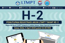 Besok Terakhir! Registrasi Akun LTMPT Tahap II, Ini Infonya