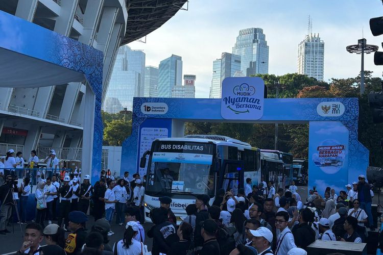 Jasa Raharja Lepas Mudik Gratis BUMN dari GBK Pagi Ini