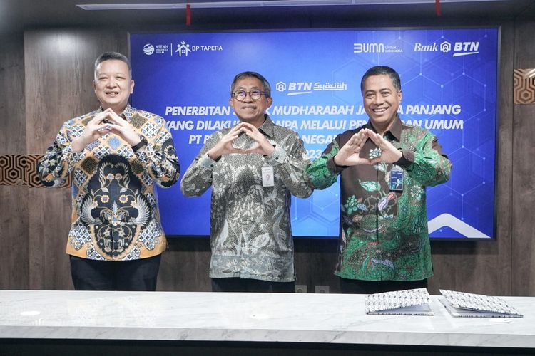 PT Bank Tabungan Negara (Persero) Tbk merilis Sukuk Mudharabah Jangka Panjang Tahap I untuk pembiayaan Tapera yang dilakukan Tanpa Melalui Penawaran Umum BTN I tahun 2023 pada Selasa (16/8) di Jakarta.