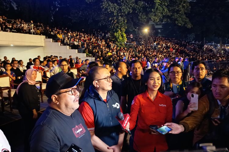 Wakil Gubernur Jakarta Rano Karno ketika memberikan keterangan jelang Final Piala Dunia 2026 antara Spanyol melawam Argentina, Minggu (19/7/2026).