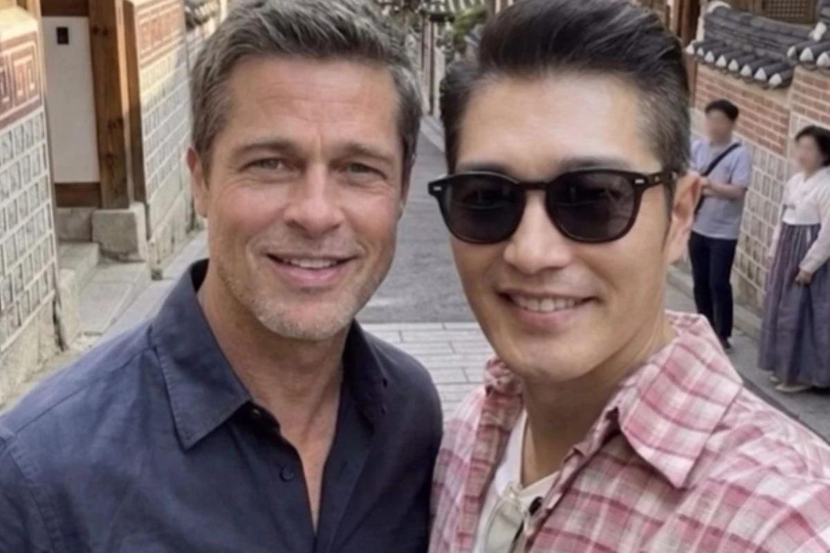 Foto Brad Pitt di Bukchon Hanok Village Ternyata Hasil AI, Ini Klarifikasinya