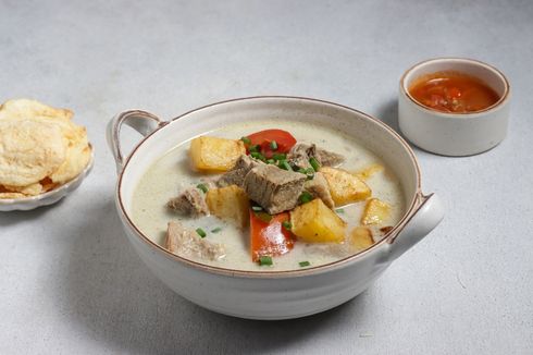 Resep Soto Betawi Susu untuk 6 Porsi, Tetap Campur dengan Santan