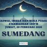 Jadwal Imsak dan Buka Puasa Kabupaten Sumedang Hari Ini, 20 Februari 2026