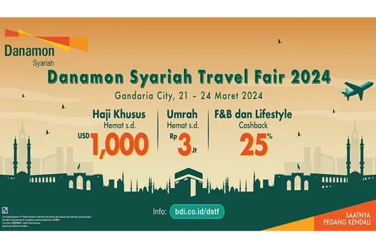 Danamon Syariah Travel Fair 2024. 