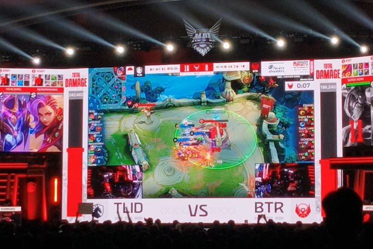 Ilustrasi game pertama Bigetron Alpha vs Team Liquid ID di laga Lower Bracket Final MPL S14.