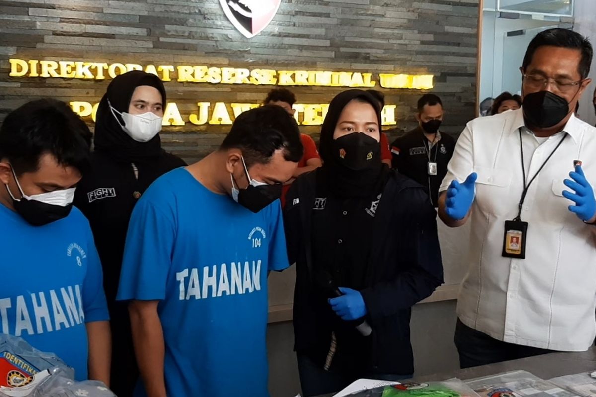 Gelar perkara kasus penipuan bermodus gendam di Mapolda Jateng, Selasa (30/11/2021)