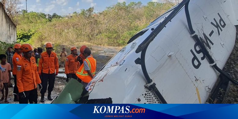 Saksi Mata Ungkap Detik-detik Helikopter di Bali Jatuh, Terbang 100 Meter dari Atap Rumah Warga