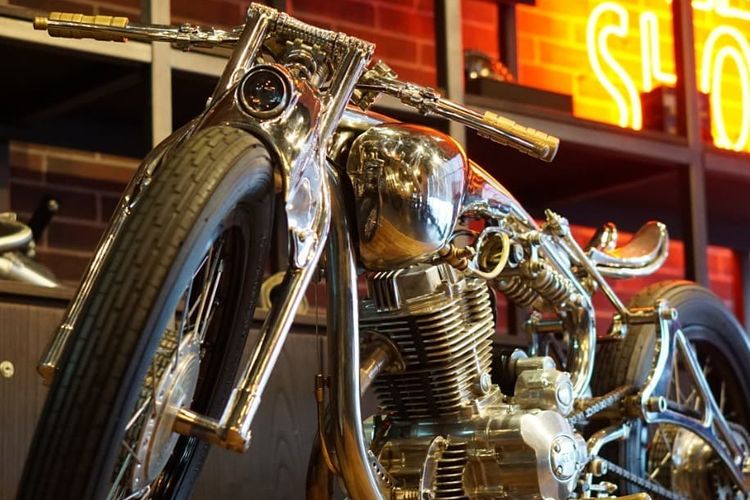 Deretan motor custom Cleveland Cyclewerks hasil kolaborasi dengan builder lokal