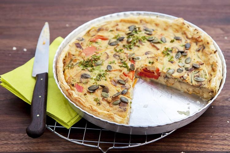 Resep Quiche Bayam Tahu Tanpa Telur, Menu Diet Sehat dan Rendah Kolesterol