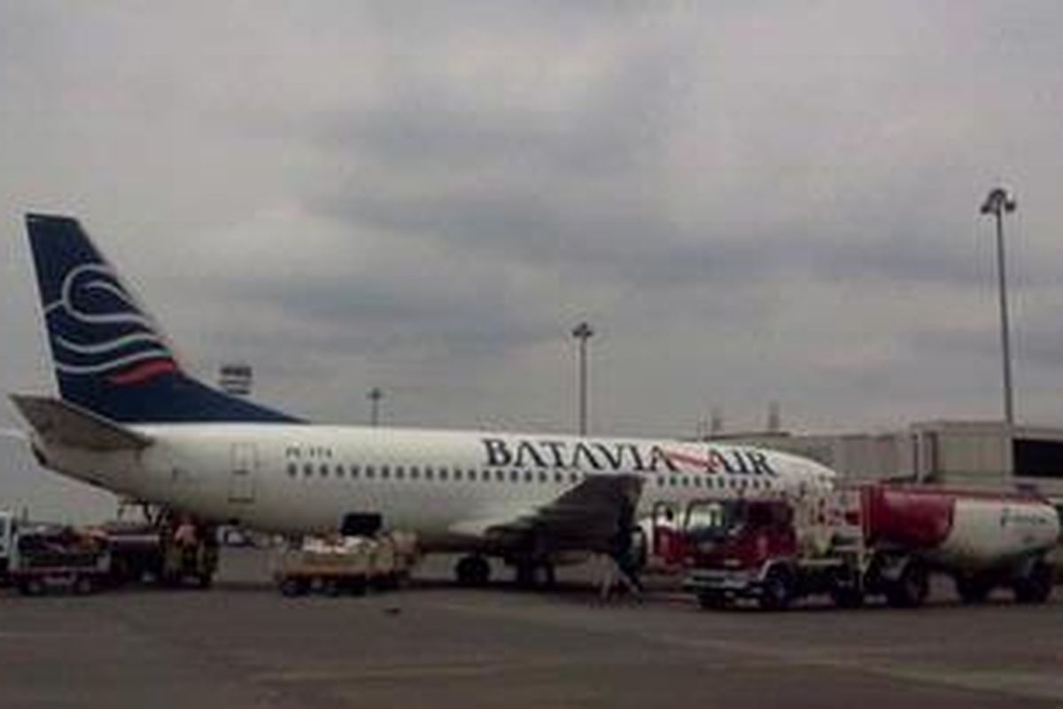 Salah satu pesawat milik maskapai penerbangan Batavia Air.