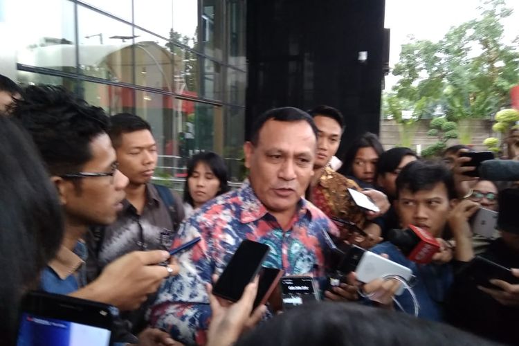 Ketua KPK terpilih periode 2020-2023 Firli Bahuri di Gedung KPK, Jakarta, Selasa (17/12/2019)